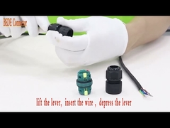 ขั้วต่อสายเคเบิลกันน้ำ 2 ช่อง M25 2 3 4 5 Pins 450V 40A