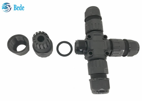 ขั้วต่อสายเคเบิลกันน้ำ 2 ช่อง M25 2 3 4 5 Pins 450V 40A