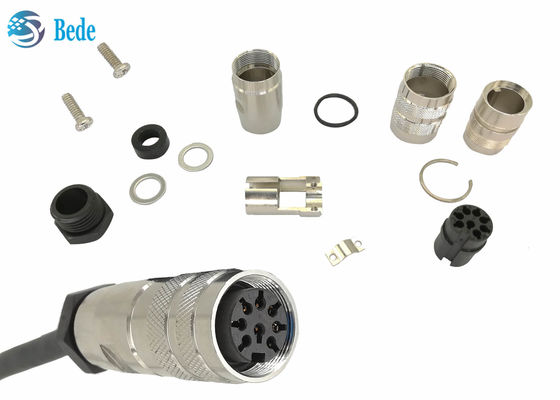 AISG C485 Free Connector Assembly Female End 8 Pins