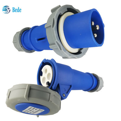 เต้ารับอุตสาหกรรมแบบเฟสเดียวที่เชื่อถือได้ - แรงดันไฟฟ้า 220V-250V 16A 3 ขา แบบเชื่อมต่อ