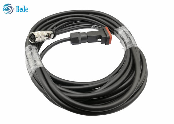 Waterproof HUAWEI AISG Cable  DB9 to M16 8 Pin Female 5 Meters Length