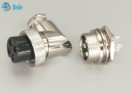 เครื่องบิน Gx16 4 Pin Connector Set Plug And Socket Kits คอนเนคเตอร์ติดตั้งแผ่นเอลโค