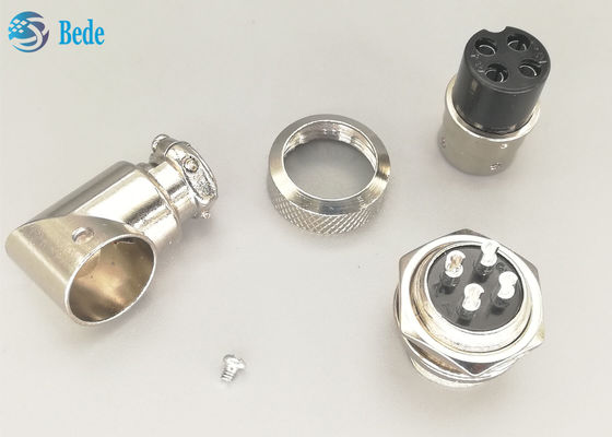 เครื่องบิน Gx16 4 Pin Connector Set Plug And Socket Kits คอนเนคเตอร์ติดตั้งแผ่นเอลโค