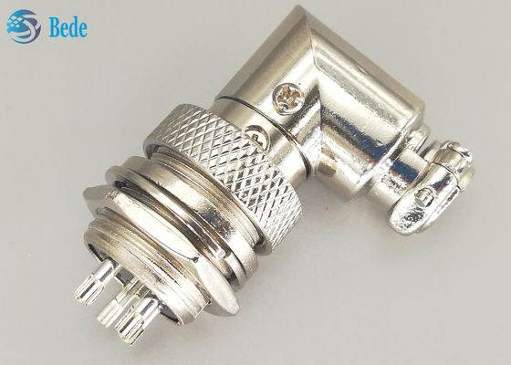 ชุดขั้วต่อมุมขวา 5 พิน Aviation Gx16 ตัวผู้และตัวเมีย พร้อมอุปกรณ์เสริมทั้งหมด