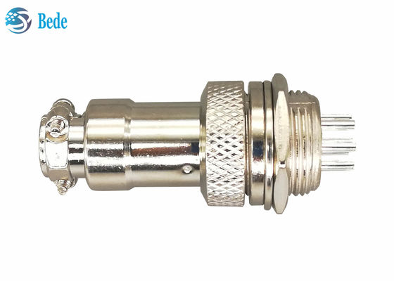 7 Pin Gx16 Aviation Connector M16 Connectors Plug And Socket Sets For Rail Transit