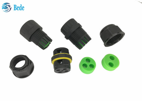 IP 68 เครื่องเชื่อมเคเบิลกันน้ํา 3 ปิน Output 2 ~ 4 สาย ทนความแรงดันสูงและกระแสไฟฟ้าสูง