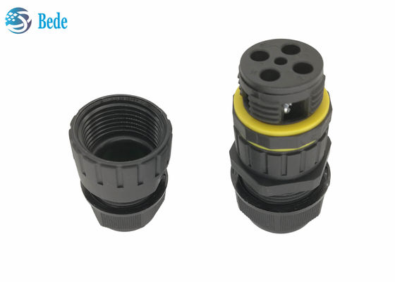 IP 68 เครื่องเชื่อมเคเบิลกันน้ํา 3 ปิน Output 2 ~ 4 สาย ทนความแรงดันสูงและกระแสไฟฟ้าสูง