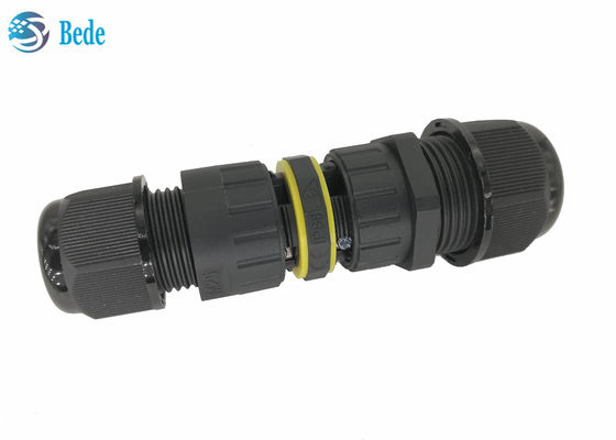 IP 68 เครื่องเชื่อมเคเบิลกันน้ํา 3 ปิน Output 2 ~ 4 สาย ทนความแรงดันสูงและกระแสไฟฟ้าสูง