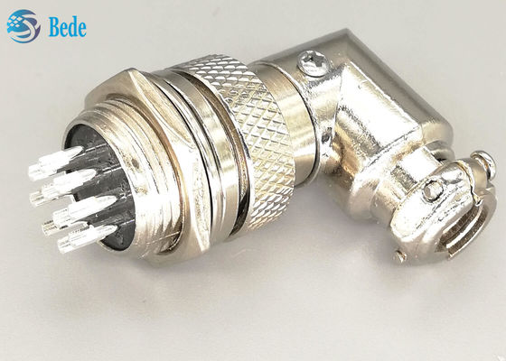 10 ปิน Gx16 คอนเนคเตอร์เอลโบว์ เครื่องเชื่อมเครื่องบิน ชายและหญิง ชุด โป๊กเคลือบเงิน