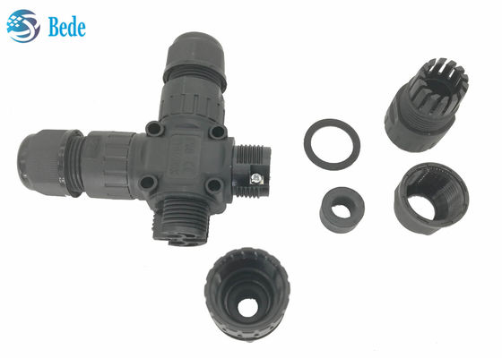 ขั้วต่อสายเคเบิลกันน้ำ IP68 แบบ X Type 4 ช่อง 2 ขั้ว สำหรับป้ายโฆษณากลางแจ้ง