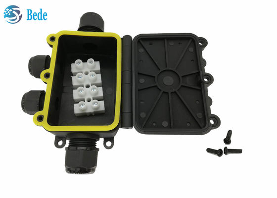 กล่องต่อสายไฟกันน้ำ IP68 กล่องต่อสายไฟภายนอกอาคารกันน้ำ 6 ช่อง 450V