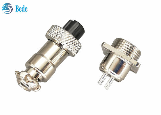 5 6 7 ปิน M12 เครื่องเชื่อมวงกลมที่มีสี่เหลี่ยม flange ชุดชายและหญิง