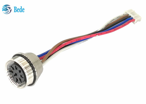 สัมผัสเพศหญิง 5 ปิน Crimp เทอร์มินัล AISG RET สายเคเบิล AISG IP67 แผ่นหลังการติดตั้ง