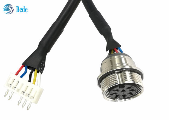 8 ปิน ผู้หญิงติดต่อ AISG RET สายเคเบิลถึง 6 ปิน Crimp เทอร์มินัล