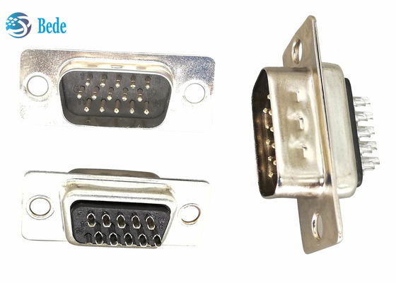 BEDE D Sub Connetor 15 Pins D Sub DB 15 Male Connetors Welding Type 5A