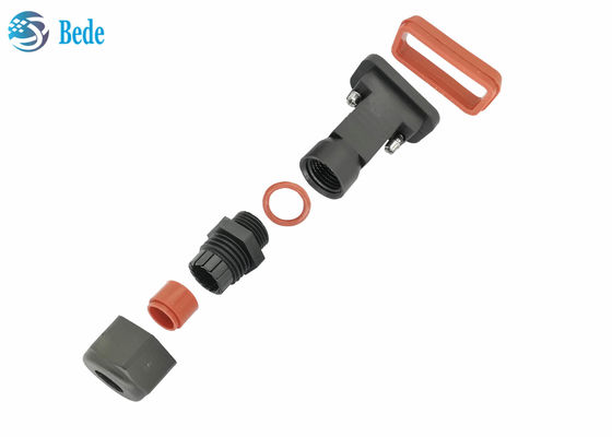 บ้านกันน้ํา D สับคอนเนเตอร์ AISG การใช้เคเบิล IP68 PA66 วัสดุ