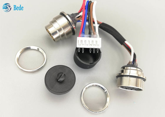 AISG Inner RET คาเบิ้ลควบคุมชายต่อหญิง และ SCN2.54-6P พล็อก IP67