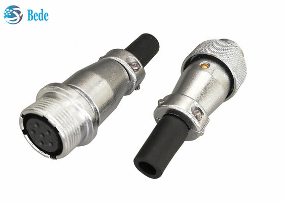 ขั้วต่อแบบวงกลม 2 3 4 พิน ปลั๊กและซ็อกเก็ต ขั้วต่อเชื่อมต่อ 25A 500V