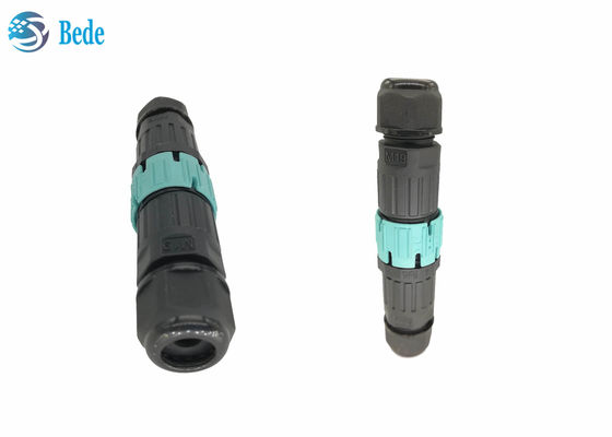 PA66 M19 Self Locking Round Connector Male To Female waterproof IP68