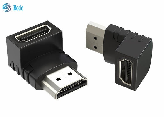 270 90 องศา HIMD Extender มุมขวา ตัวแปลง HDMI เพศชายเป็นเพศหญิง