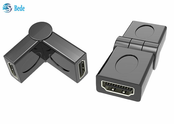 ชายไปยังหญิง Swivel HDMI Coupler 90 180 270 มุม 360 องศา ปรับ 3D 4K