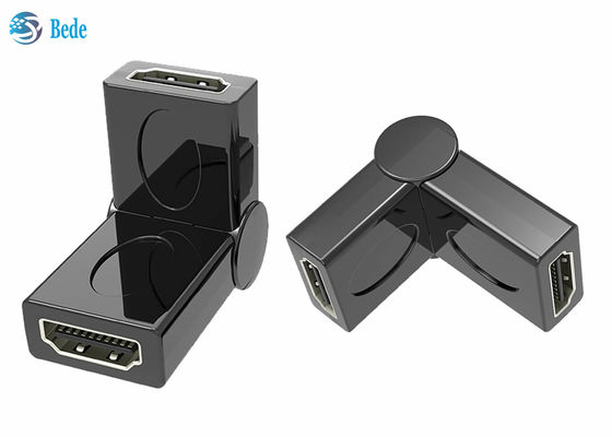 ชายไปยังหญิง Swivel HDMI Coupler 90 180 270 มุม 360 องศา ปรับ 3D 4K
