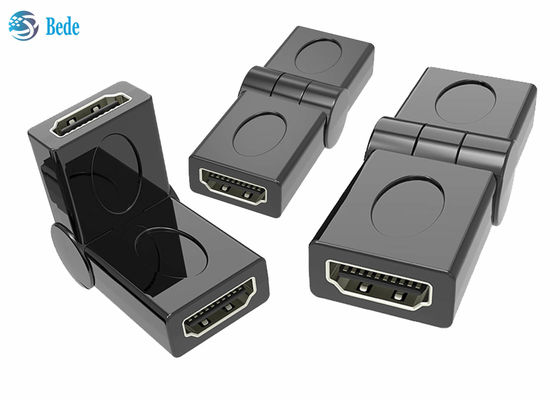 ชายไปยังหญิง Swivel HDMI Coupler 90 180 270 มุม 360 องศา ปรับ 3D 4K