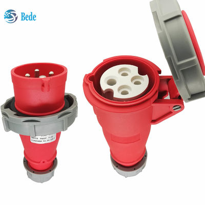 IP67 โปรแกรมการติดตั้งพหลกอุตสาหกรรม 4 ปิน ((3P+E) 16 และ 32 แอมเปอร์