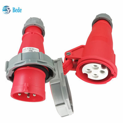 IP67 โปรแกรมการติดตั้งพหลกอุตสาหกรรม 4 ปิน ((3P+E) 16 และ 32 แอมเปอร์