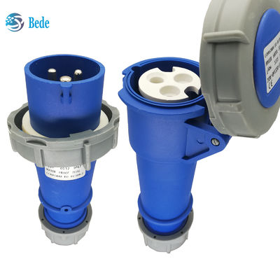 เต้ารับอุตสาหกรรมแบบเฟสเดียวที่เชื่อถือได้ - แรงดันไฟฟ้า 220V-250V 16A 3 ขา แบบเชื่อมต่อ