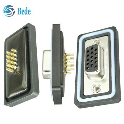 ขั้วต่อ D-SUB 15PIN ตัวเมีย 500V ขั้วต่อกันน้ำอิเล็กทรอนิกส์