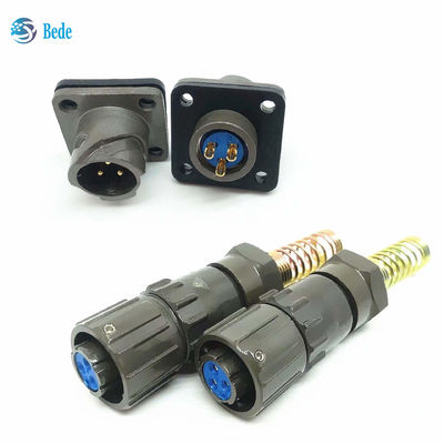 FQ 18 ซีรีส เครื่องเชื่อมต่ออุตสาหกรรมทหารกันน้ํา 2 ~ 7 ปินและ 12 ปิน