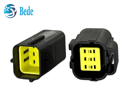 174264-2 6-Pin TE Connectivity/AMP 174262-2 Automotive Connector Housing Plug and Socket