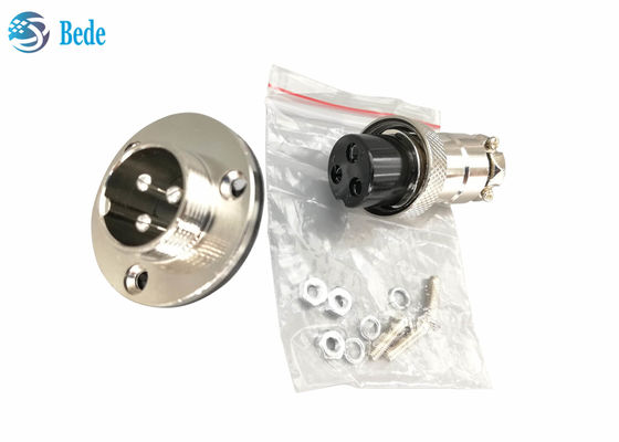 วงกลม Flanges Gx20 Plug ชายและหญิงชุดพานีมอนท์ Connector