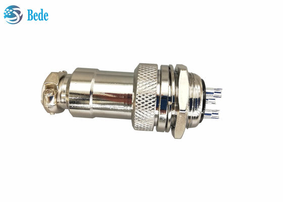 ชุดขั้วต่อ Gx20 แบบกลมสำหรับติดตั้งด้านหน้า ตัวผู้และตัวเมีย 2~10 / 12/ 14 / 15 พิน