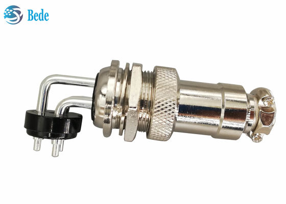 GX 20 2 3 4 ปิน การบิน Connector เอลโค้ทชายและสตรีตรง Kits แพนล Mount Connector