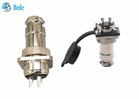 ขั้วต่อหน้าแปลนสี่เหลี่ยม Gx20 ชุดตัวผู้ตัวเมีย M19 10 12 14 15 พิน