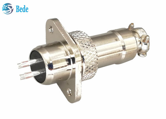 กันน้ํา IP67 Gx12 สายเชื่อมการบิน Docking Style 2 Pin 3A 200V