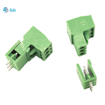 2EDGK-5.08 สายตรง Pin PCB Header PCB Terminal Block สีเขียว 2 ~ 24 pin 320V 15A